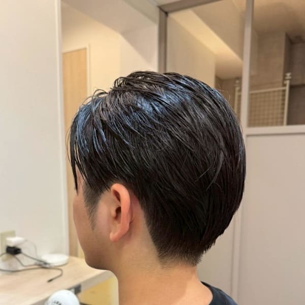 メンズ艶ショート