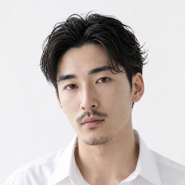 ラフな大人メンズパーマ|BAPOS Hair Salon