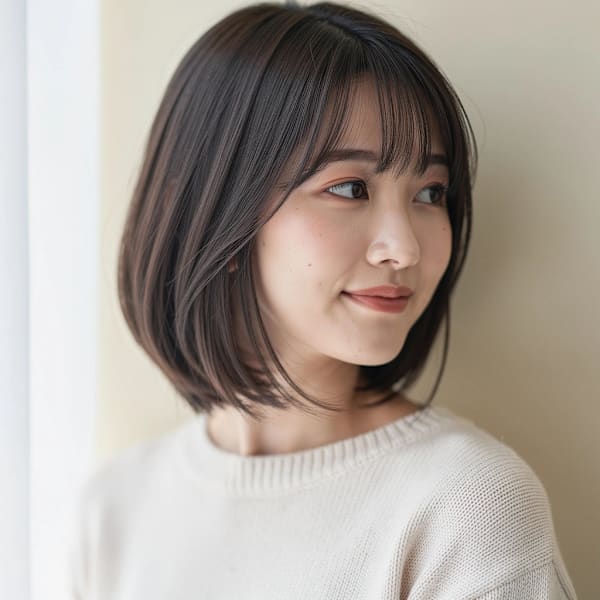 オシャレシンプルボブ