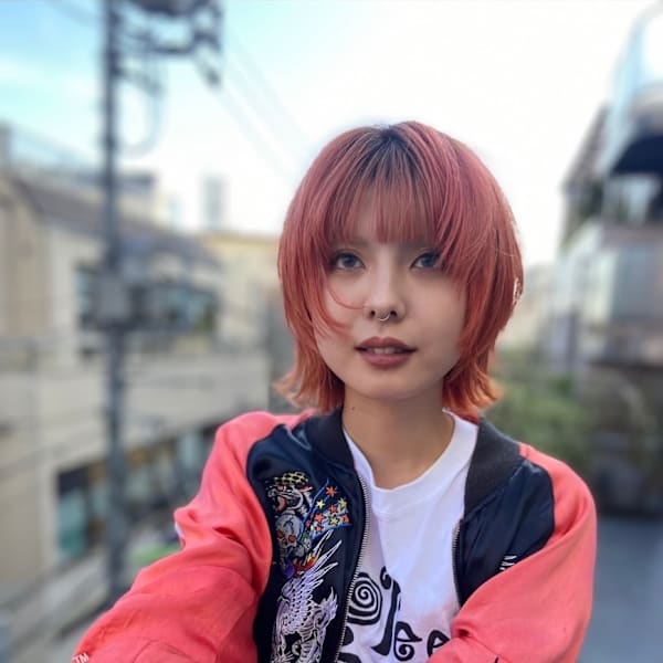 オレンジショートウルフ