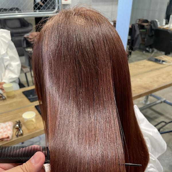 N.カラー+髪質改善トリートメント|hair Luk 拝島店