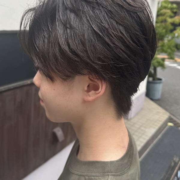 リバースパーマ　ナチュラル