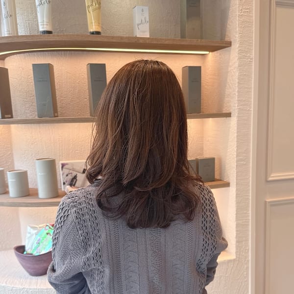 ふんわり大人可愛いパーマ|半個室型美容室 Sourire 福岡別府店