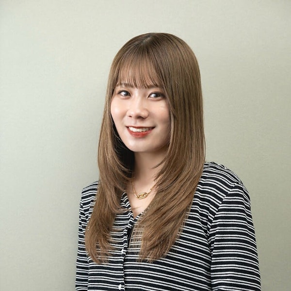 浅草 美容室 完全完結型個室サロン 八八.salon(ヤヤ) 髪質改善 9月NEWOPEN！【アサクサビヨウシツ カンゼンカンケツガタコシツサロン ヤヤサロン】のスタッフ紹介。西水　あやな 　/縮毛矯正/髪質改善カラー/レイヤーカット