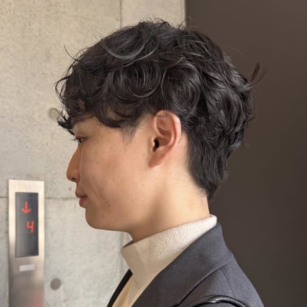 フェザーパーマ　ニュアンスパーマ　天神　大名|FIG Hair Design
