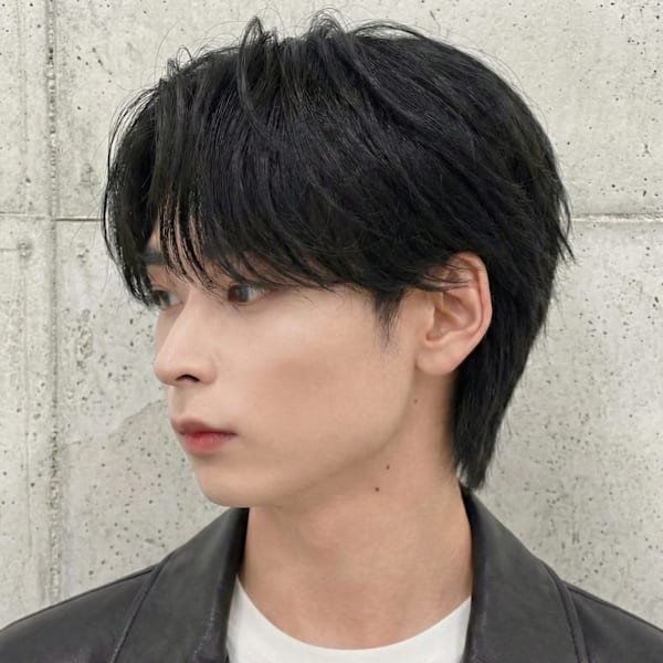【好印象！】朝1分で決まる◎清潔感UPの爽やかフェザーパーマ