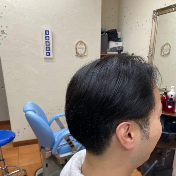 ナチュラルレイヤー×ツーブロック