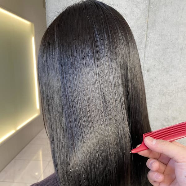 髪質改善艶髪ストレート