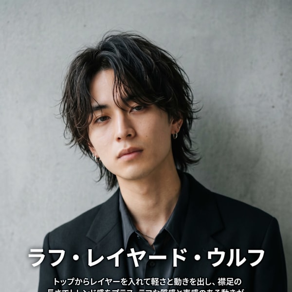 横浜メンズヘア桜木町ウルフカット