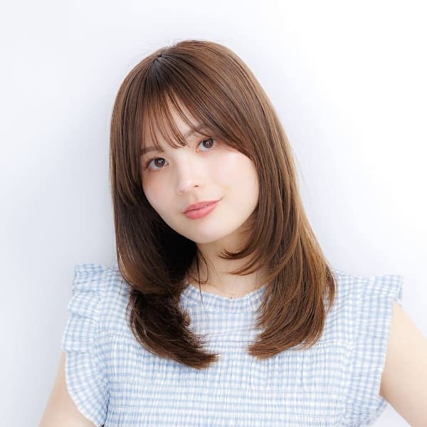 ナチュラルハイレイヤースタイル