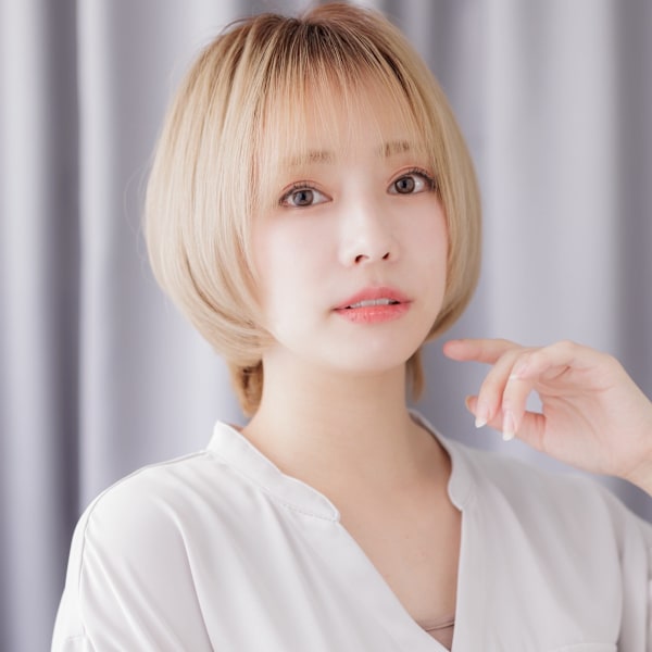 ハイトーンカラーイメチェンハンサムショートウルフ10代20代