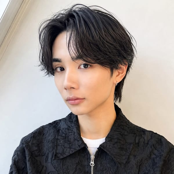 春の韓国◎コンマバングカット×フェザーパーマで旬顔