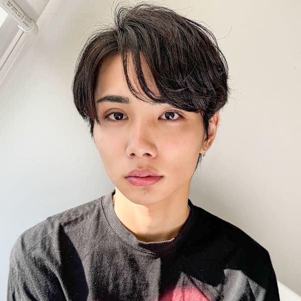 夏◎20代30代透明感センターパート×マッシュ小顔見せ