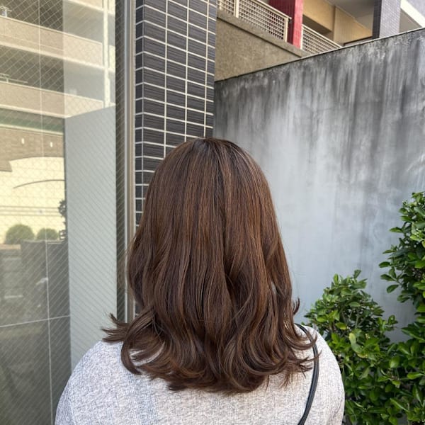 透明感溢れる寒色系カラー