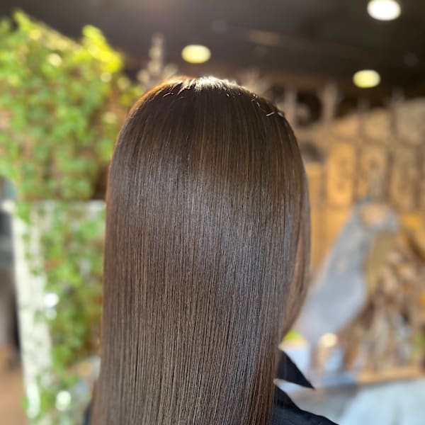 艶感たっぷりのナチュラルストレート✨