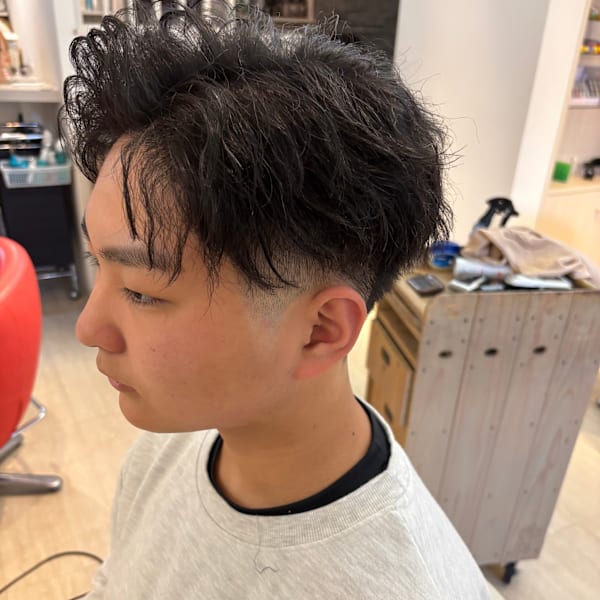 アップバンク×ツイストパーマ|hair resort lachiq R+【ヘアーリゾート ラシック アールプラス】