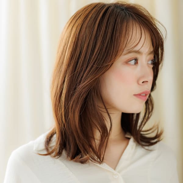 ブリーチなしクラゲカットくびれヘアハッシュカット30代40代
