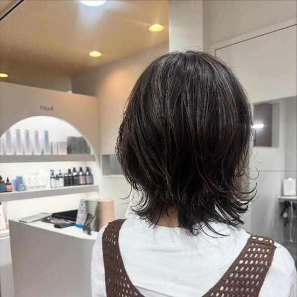 【髪質改善】ウルフカット×ハイライト|maal hair【マアルヘアー】