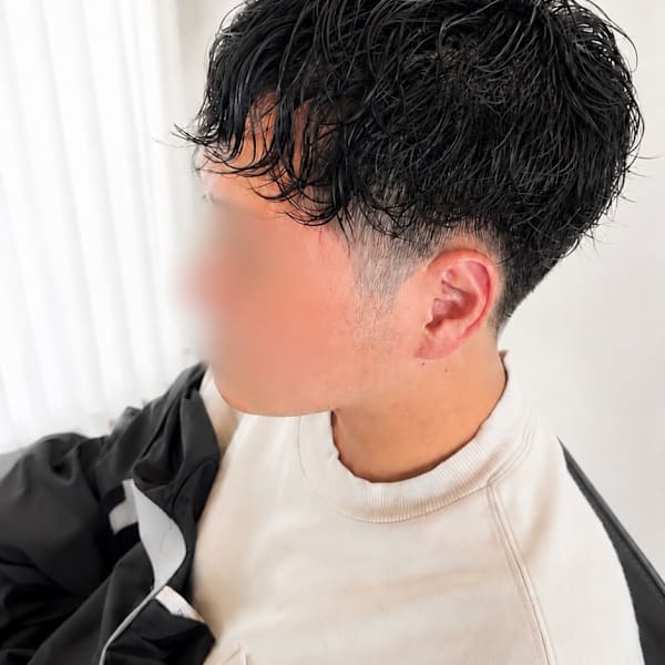 ラフに動くメンズパーマ