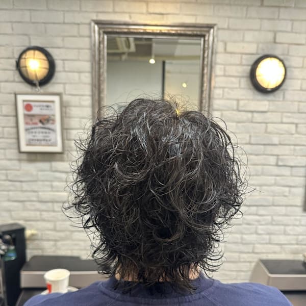 スパイラルパーマ