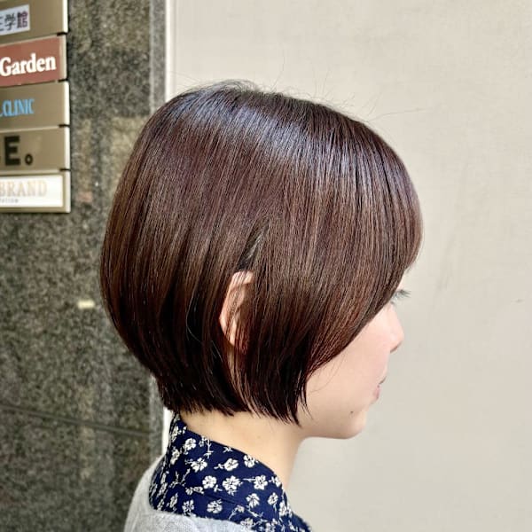 ショート×ショートボブ×丸みショート×20代30代×横浜|FACE。石川町