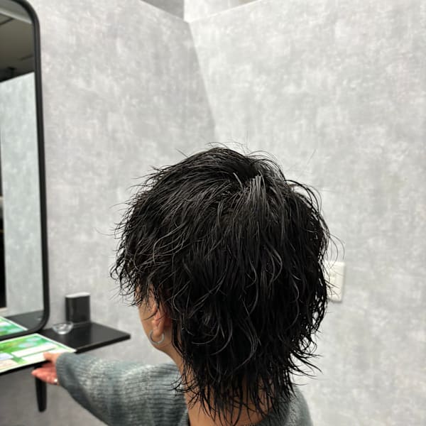 波巻きスパイラルパーマ