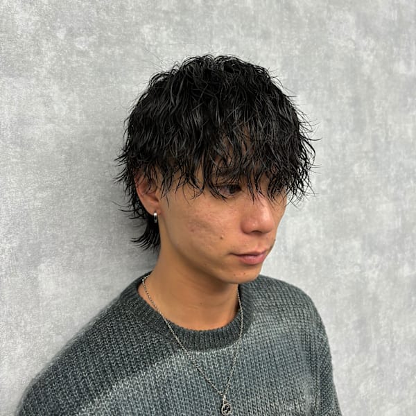 波巻きスパイラルパーマ