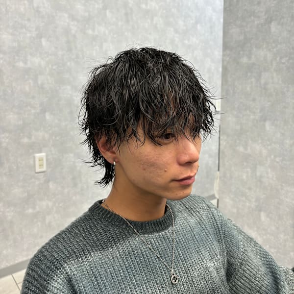 波巻きスパイラルパーマ