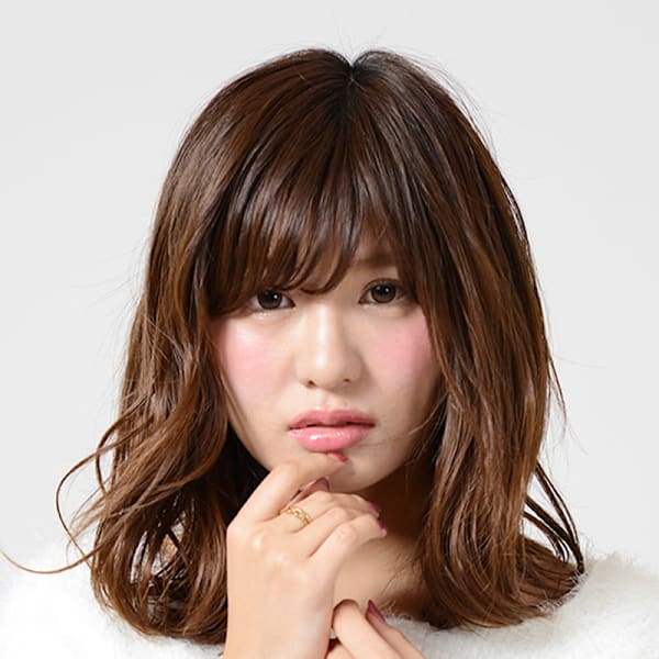 大人可愛いAラインミディアム