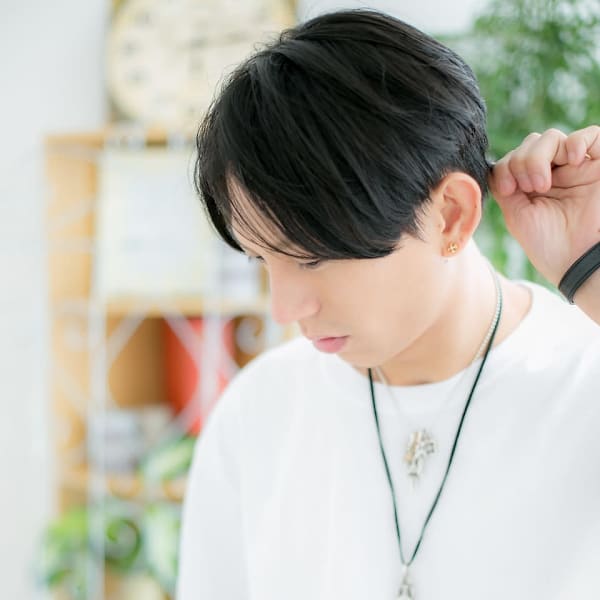 ダークアッシュで韓国風マッシュe