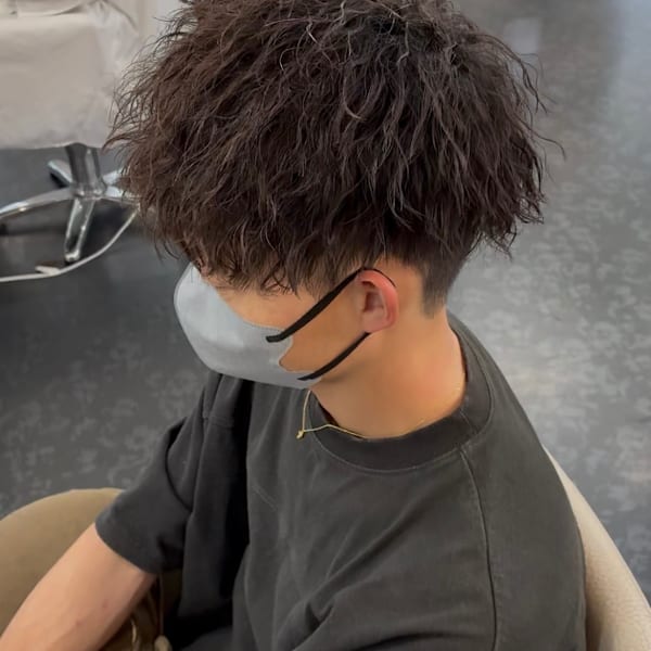 ツイストスパイラル　ツイストパーマ　メンズパーマ