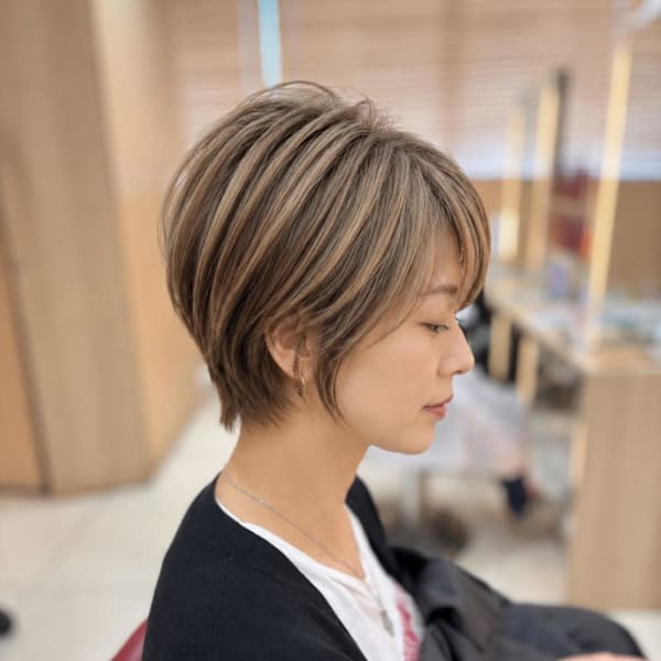 【伊勢原】白髪ぼかしハイライト