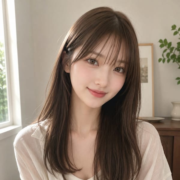 うる艶ナチュラルストレートロング|髪質改善サロンL'oiseau Bleu ロアゾブルー 千早店