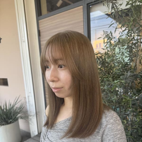 ナチュラル可愛いミルクティーベージュ