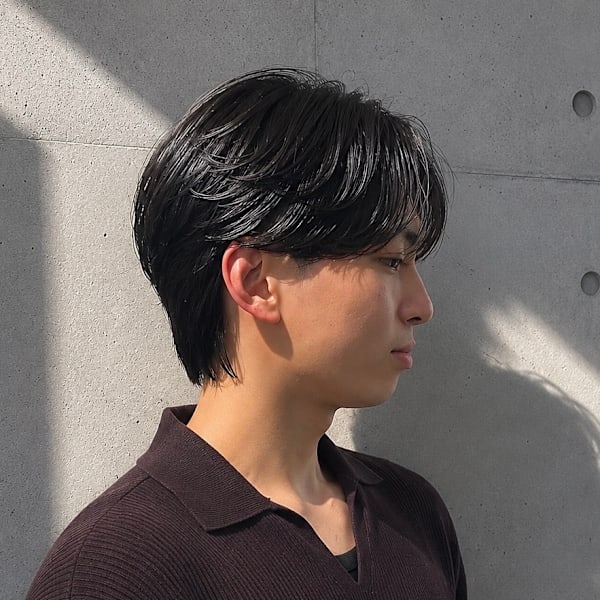 強すぎるのは嫌、自然な毛流れパーマ