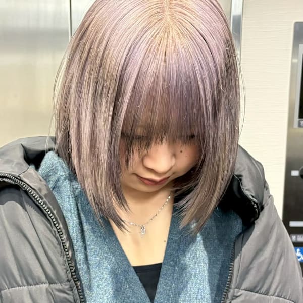 エンジェルリングカラー ケアブリーチカラー レイヤーカット