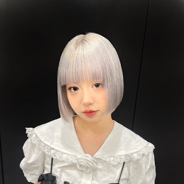 ホワイトカラー デザインカラー ブリーチカラー レイヤー
