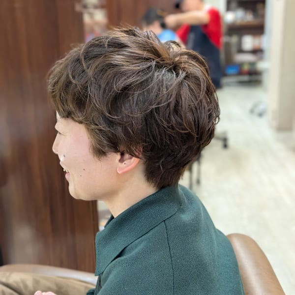 ショート×パーマ|hair supreme Lahir