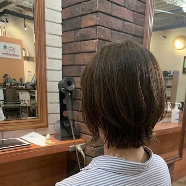 毛先が弾むナチュラルくびれボブ【286スタイル】