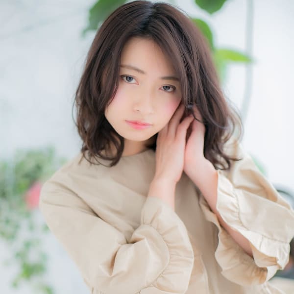 ビターショコラの大人アンニュイヘア