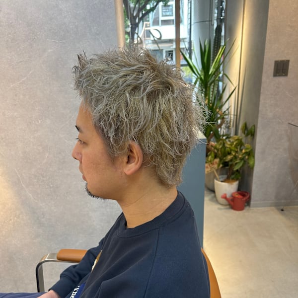 高円寺メンズカット＋ブリーチ