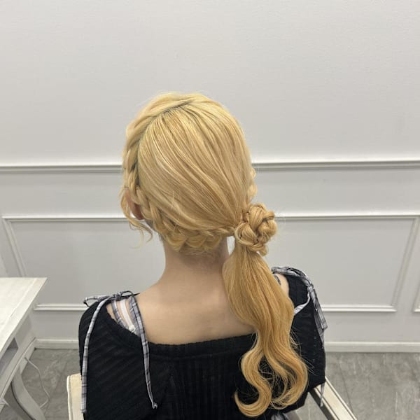 サイドお団子ポニー♪ ＊ひな＊