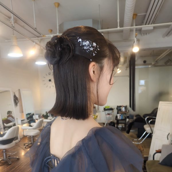 お呼ばれヘアセット