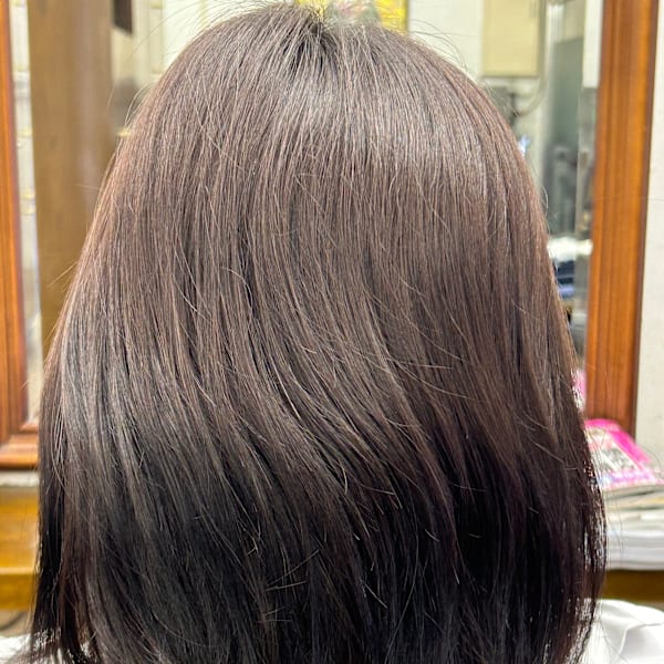 縮毛矯正ビフォーアフター