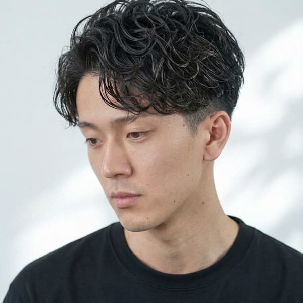 【大人の余裕を感じるラフパーマスタイル】
