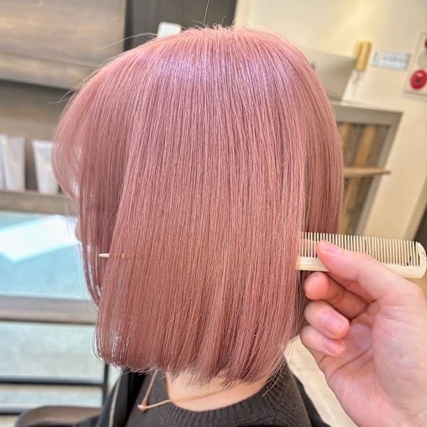 【池袋東口】透明感カラー(ダブルカラー、ブリーチ、ボブ)|Loob. TOKYO