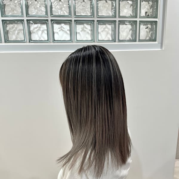 グレージュ/シャドールーツ/高濃度水素カラー/30代/40代