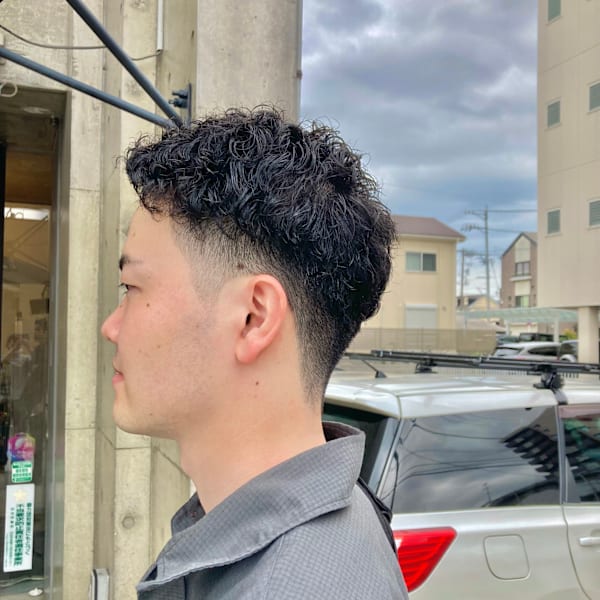 大人パーマスタイル