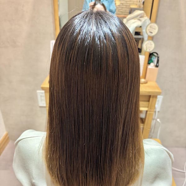 ツヤツヤストレート