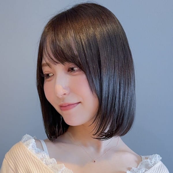 【ダークアッシュ/内巻きボブ/ストレート】20代30代40代|care&design fulfill